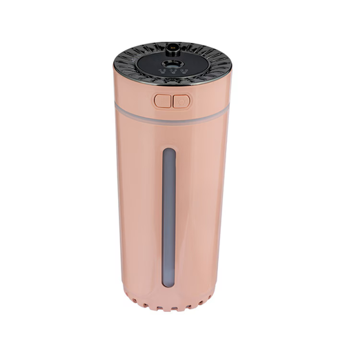 Umidificator auto cu lumină ambientală, aromaterapie și purificare aer, 3 trepte de intensitate, disponibil în 3 culori